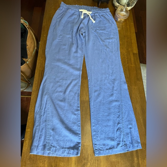 Roxy Oceanside Linen Beach Pants - Picture 1 of 11